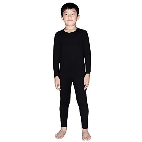 Thermal Underwear for Boys Thermal Long Johns Set Unisex Shirt & Pants LANBAOSI