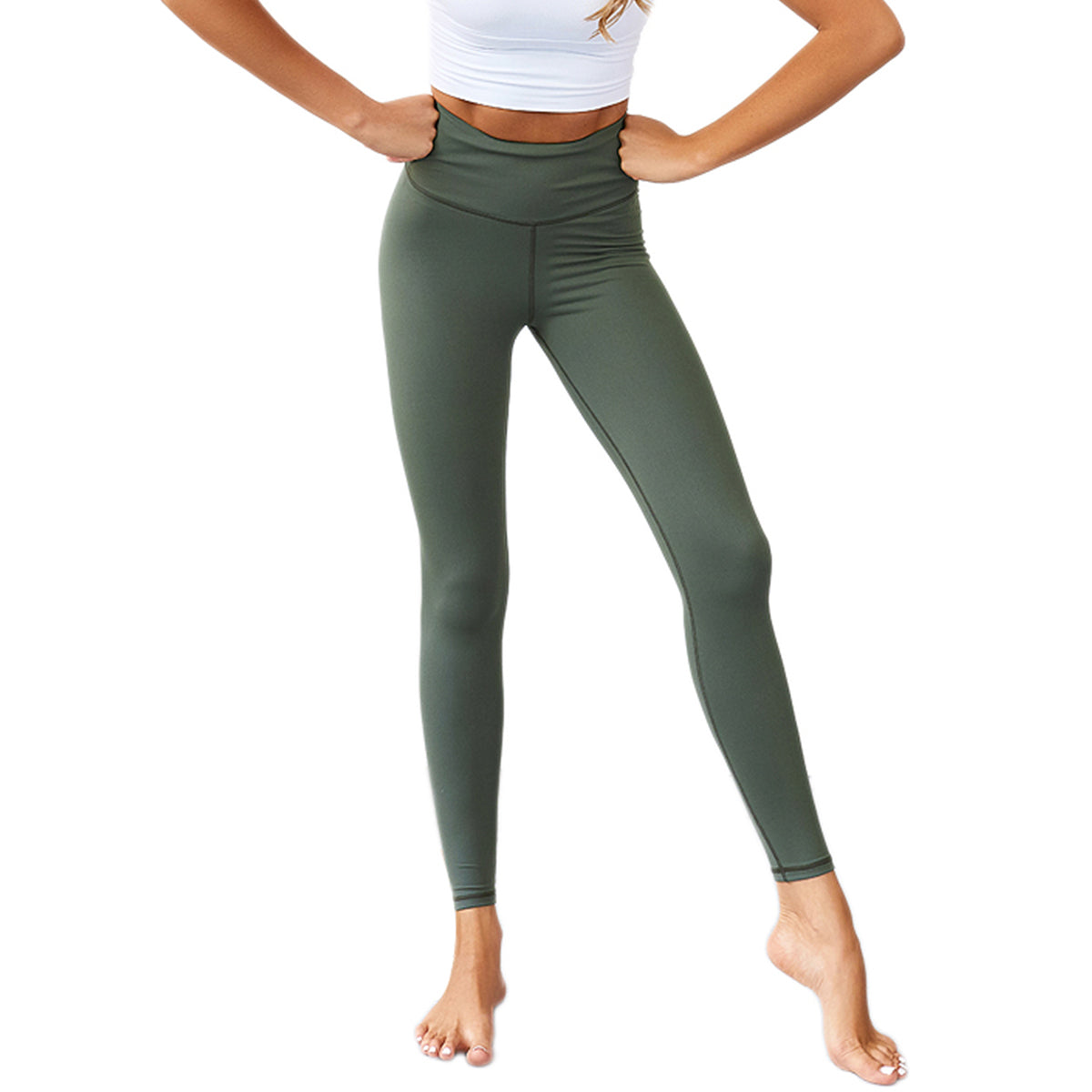 Women Ruched Butt Lifting Leggings High Waist Tummy Control Yoga Pants LANBAOSI