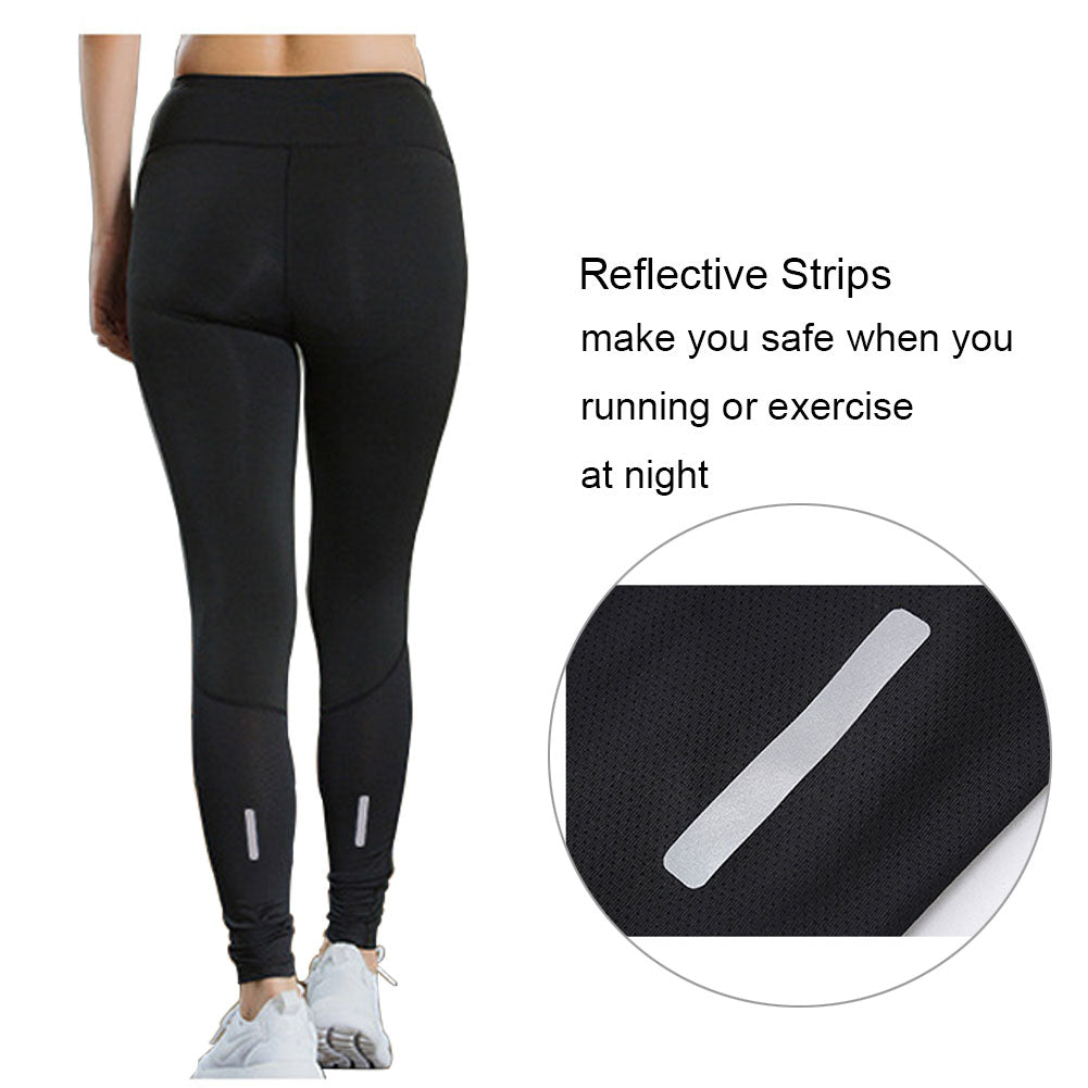 Women Running Suit Compression Long Johns Breathable Top & Bottom Set LANBAOSI