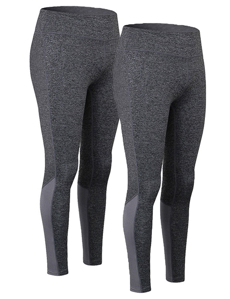 Women Running Suit Compression Long Johns Breathable Top & Bottom Set LANBAOSI
