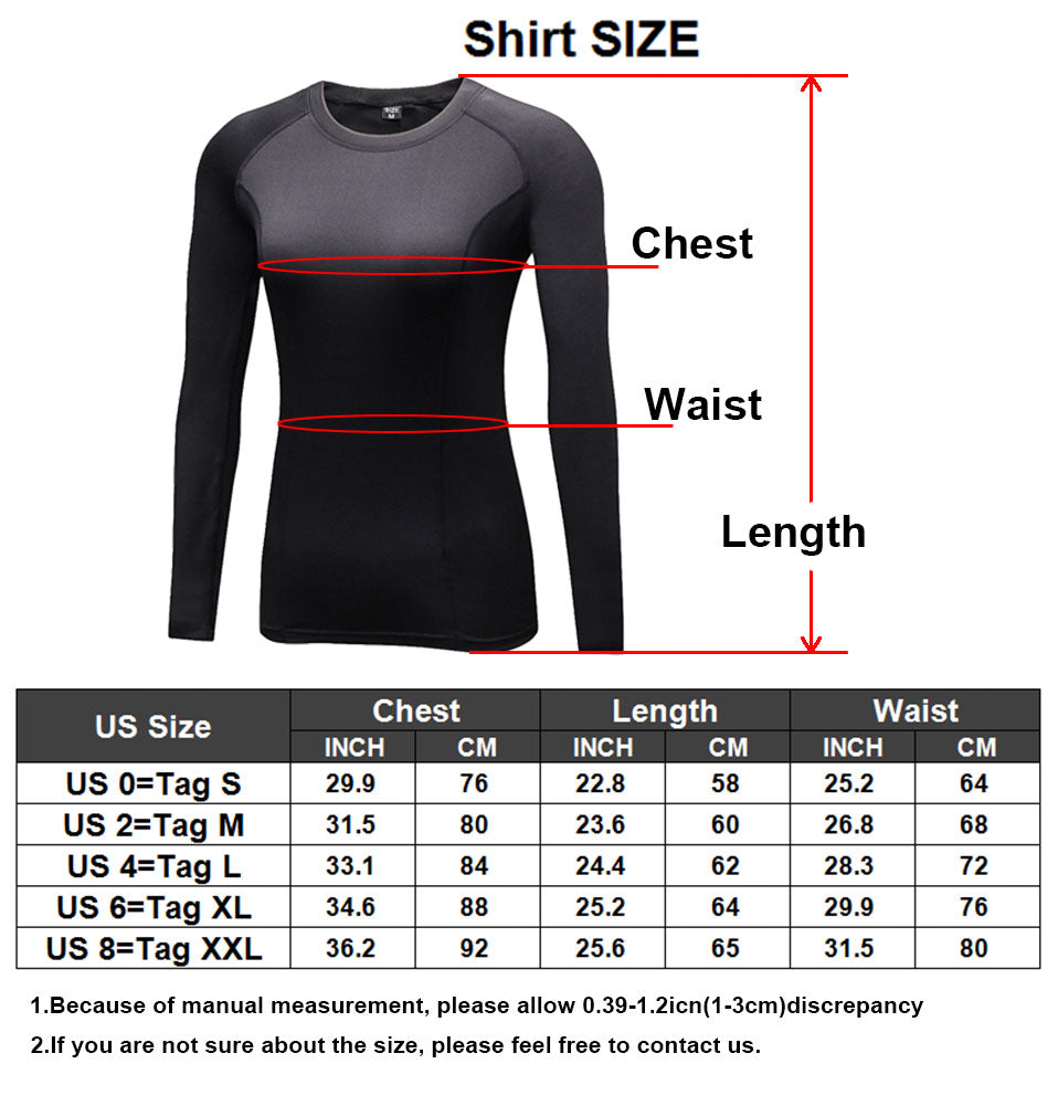 Women Thermal Winter Compression Baselayer Long Shirts with Thumb Hole LANBAOSI