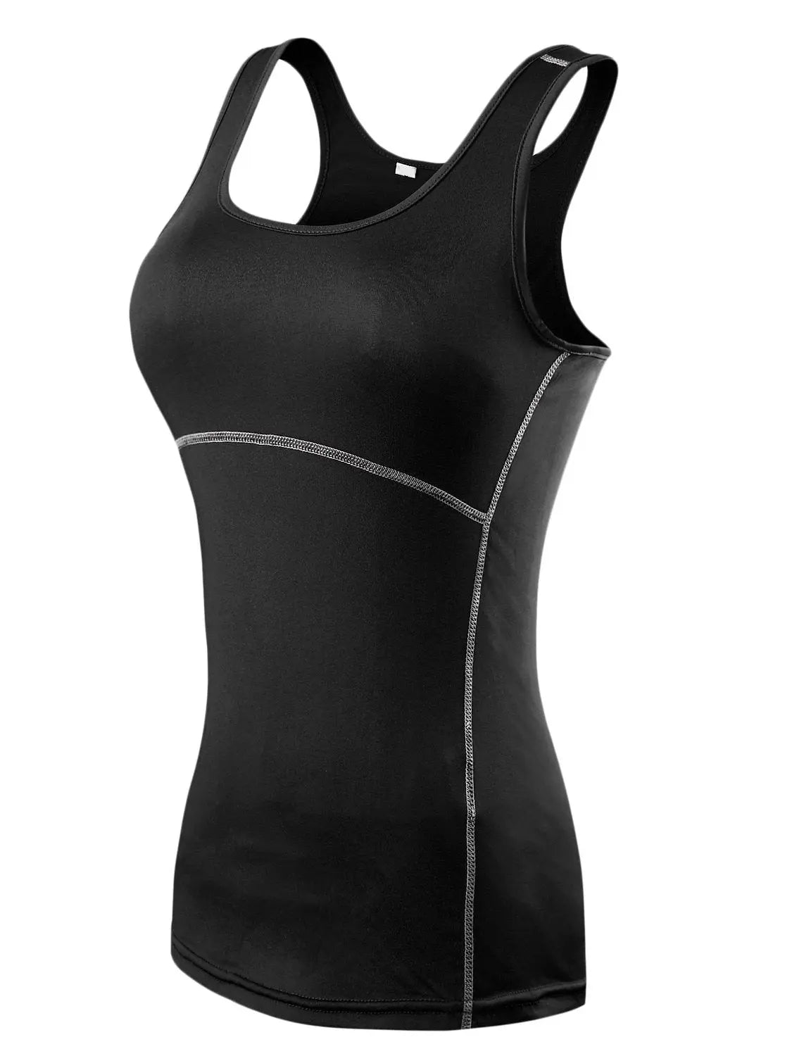 Women's 3 Pack Sliming Compression Vest Dry Sleeveless Yoga Tank Top LANBAOSI