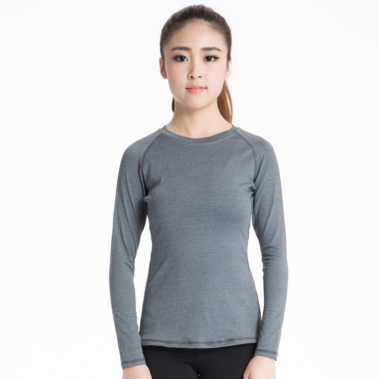 Women's Athletic Compression Shirt Long Sleeve Basic T Shirt Tee LANBAOSI