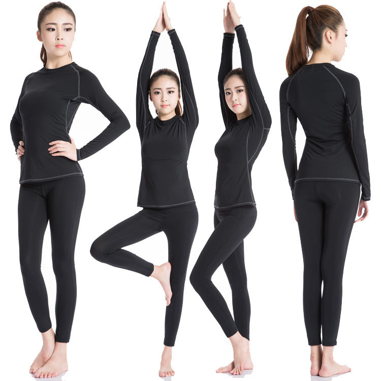 Women's Athletic Compression Shirt Long Sleeve Basic T Shirt Tee LANBAOSI