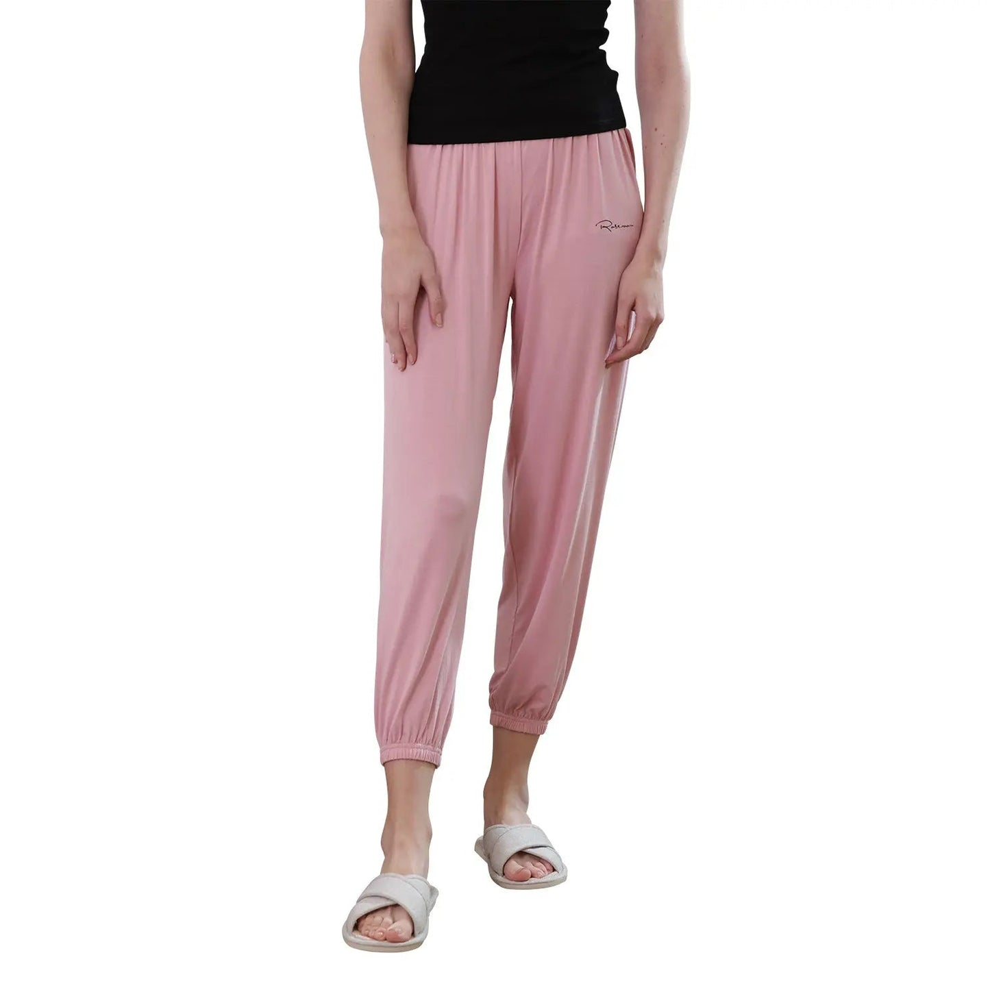 Womens Comfy Lounge Pants Knit Sleep Joggers Stretch Pajama Bottoms LANBAOSI