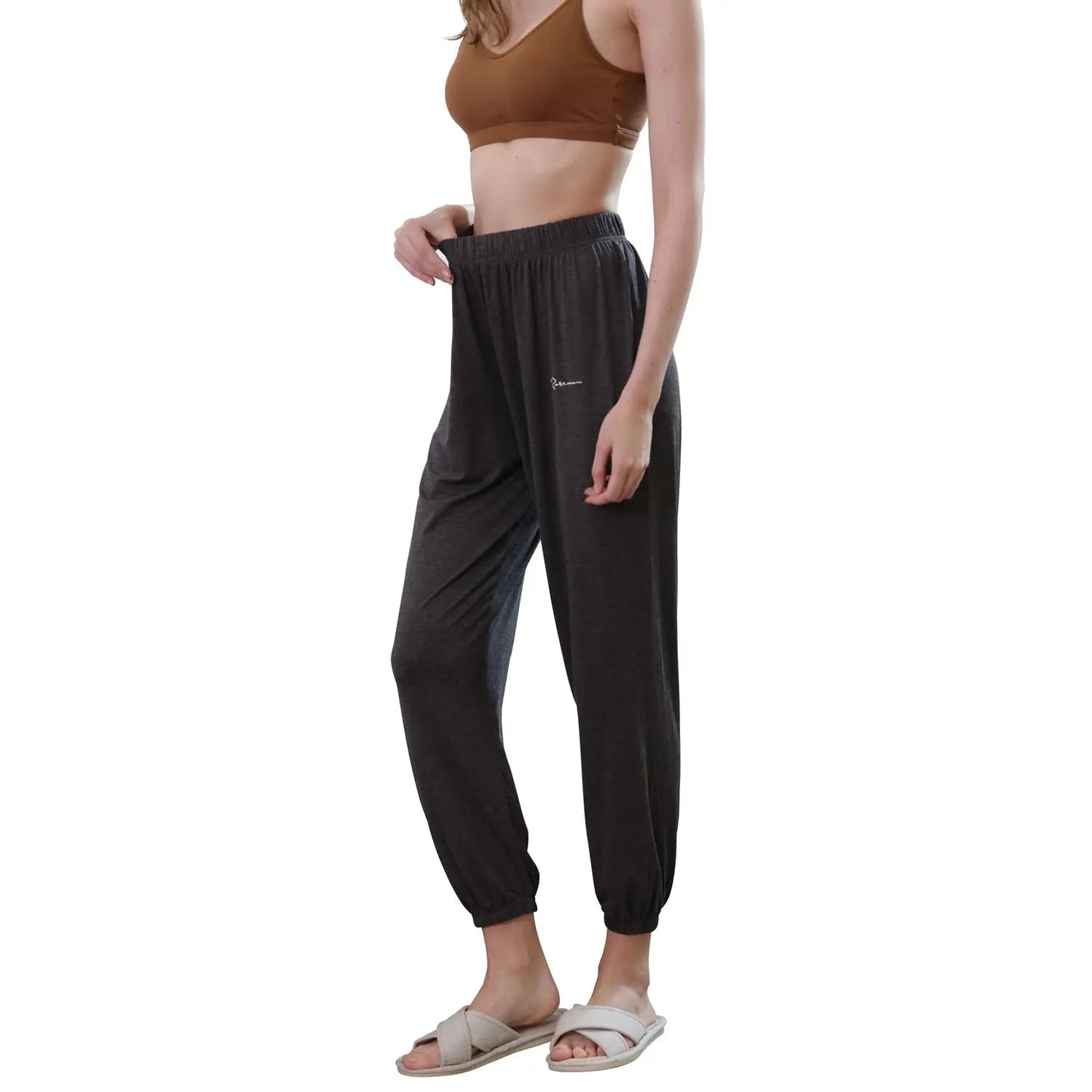 Womens Comfy Lounge Pants Knit Sleep Joggers Stretch Pajama Bottoms LANBAOSI