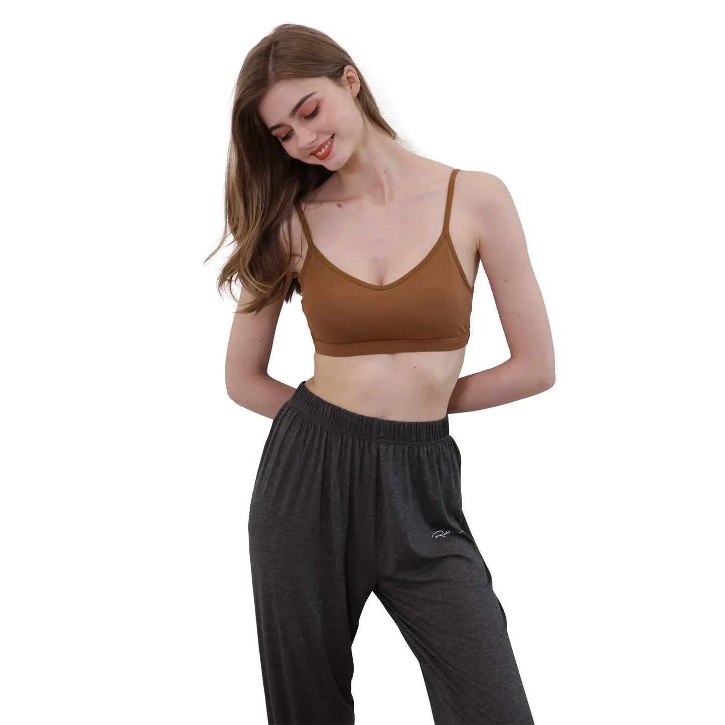Womens Comfy Lounge Pants Knit Sleep Joggers Stretch Pajama Bottoms LANBAOSI