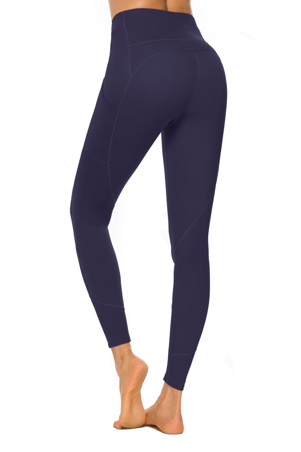 Womens Yoga Leggings Tummy Control Pants High Waisted Pant with Pocket LANBAOSI