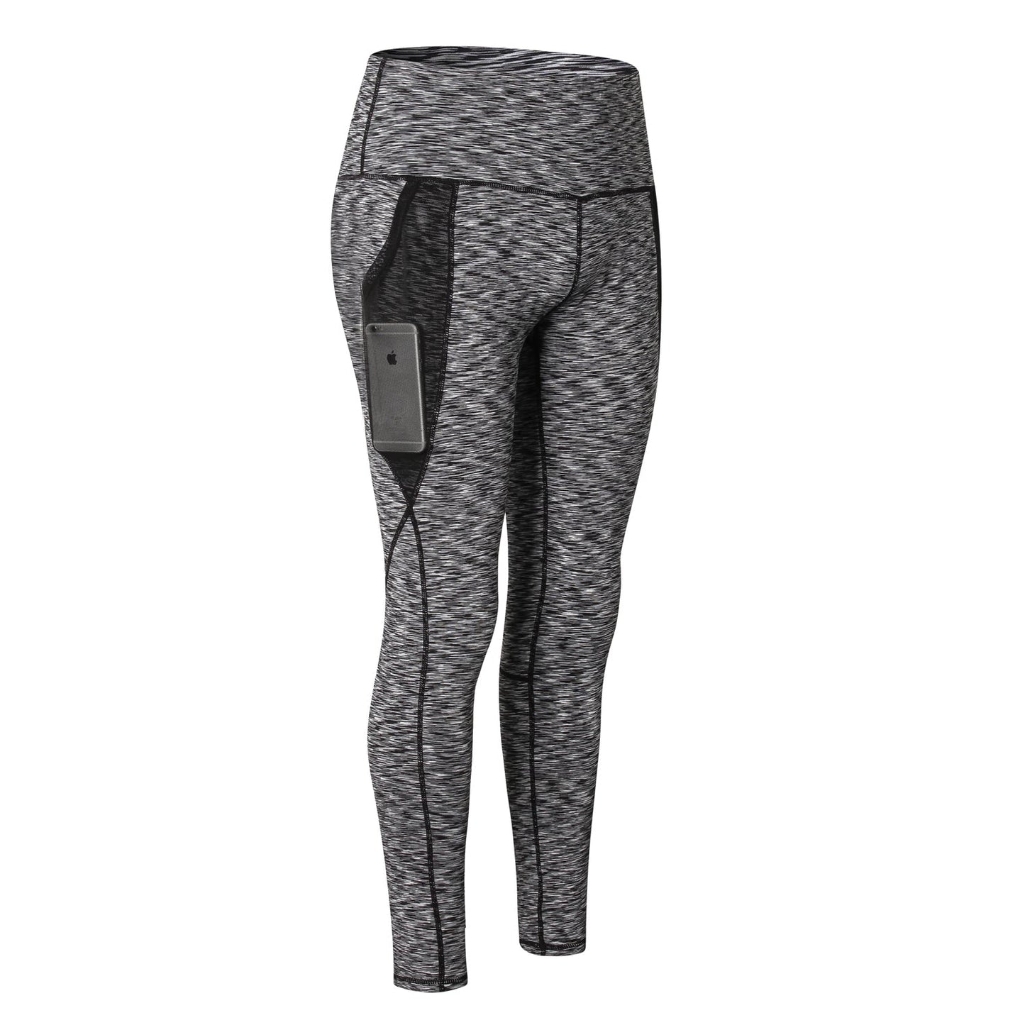 Womens Yoga Pants with Pockets High Waist Tummy Control Running Capri Leggings LANBAOSI