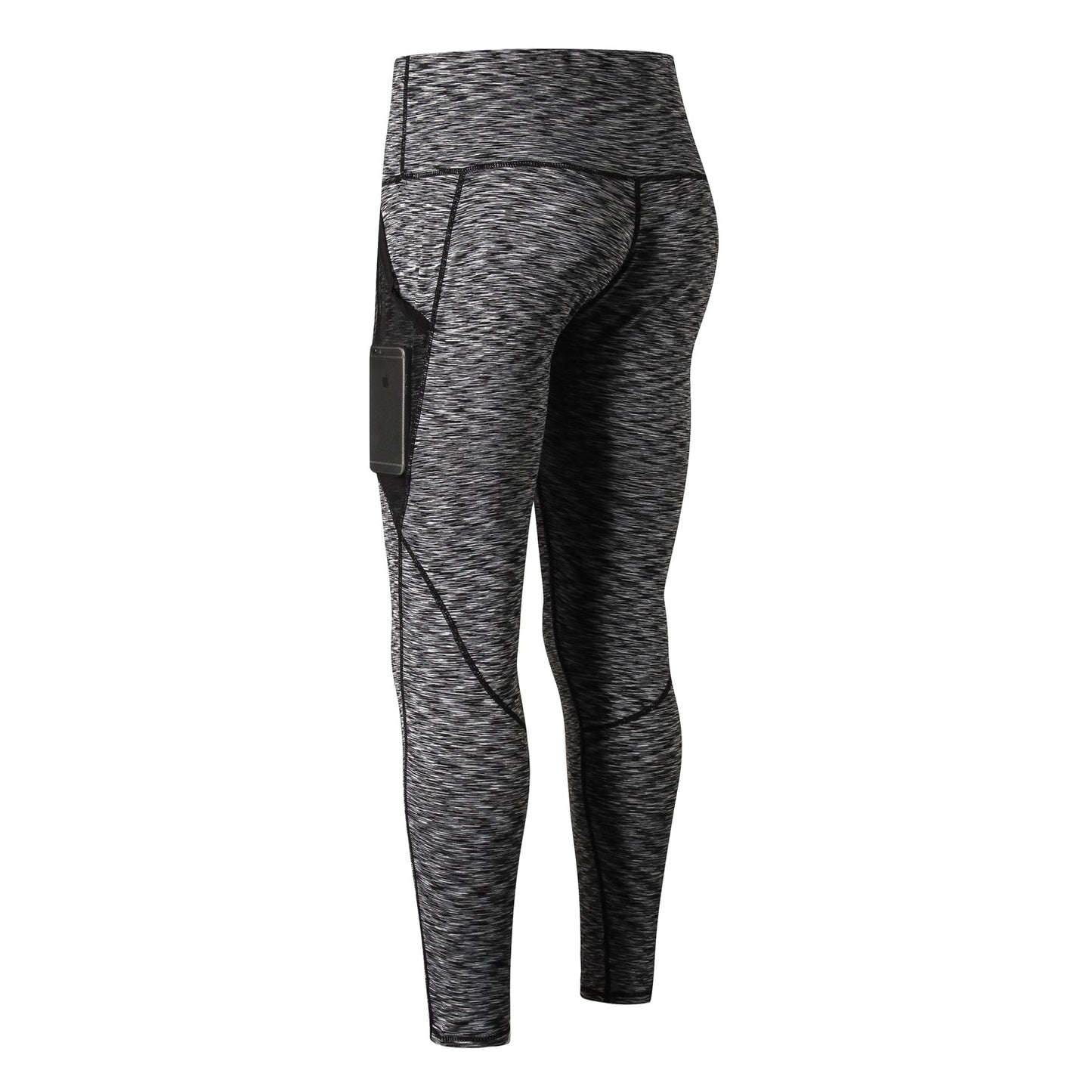 Womens Yoga Pants with Pockets High Waist Tummy Control Running Capri Leggings LANBAOSI