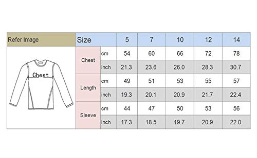 Youth Boys Compression Shirts Long Sleeve Undershirts Quick Dry Performance Unisex Sports Baselayers T-shirt LANBAOSI