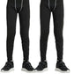 2 Pack Youth Boys Compression Leggings Athletic Workout Running Tights