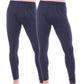 LANBAOSI Men Thermal Pants Long John Underwear Bottom 2 Pack