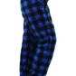 LANBAOSI 2 Pack Women Comfy Soft Fleece Plaid Pajama Pants
