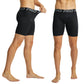 LANBAOSI 3 Pack Mens Performance Compression Shorts Spandex Running Underwear for Men Athletic Shorts Biking Running