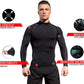 2 Pack Men Thermal Turtle Mock Neck Shirts Male Compression Long Sleeve Tops LANBAOSI