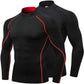 2 Pack Men Thermal Turtle Mock Neck Shirts Male Compression Long Sleeve Tops LANBAOSI