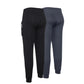 2 Pack Women Jogger Pants High Waisted Sweatpants with Pockets Female Tapered Casual Lounge Pants Loose Track Cuff Leggings LANBAOSI