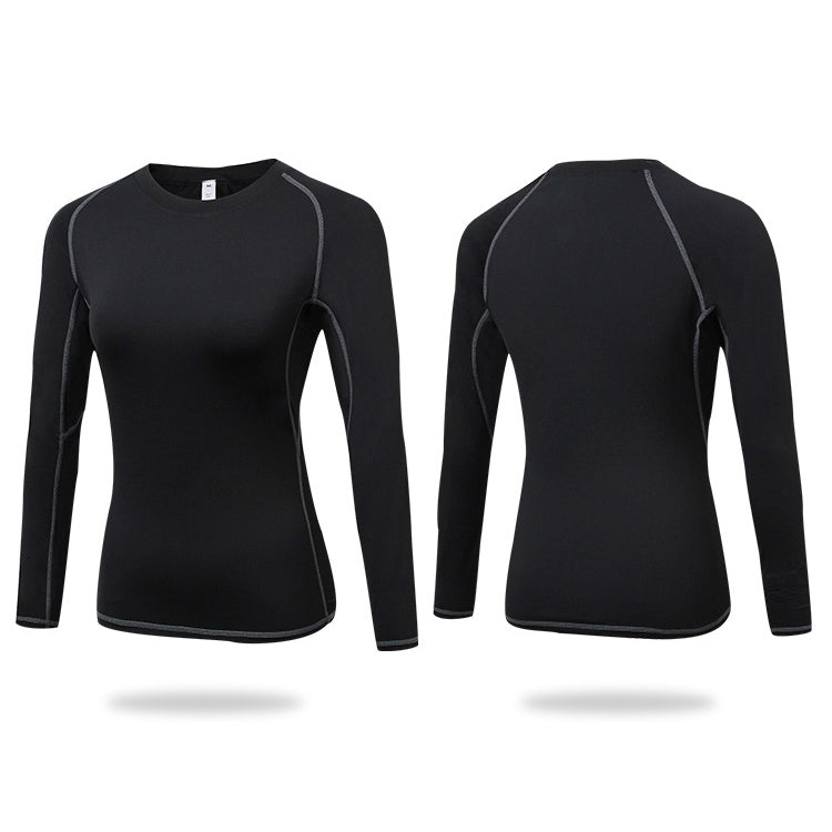 3 Packs Women's Long Sleeve Shirts Dry Fit Compression Baselayer Tops for Sports Yoga LANBAOSI