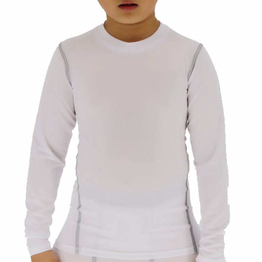 Boy's Long Sleeve Shirt Quick Dry Baselayer Compression Trianing Tops LANBAOSI