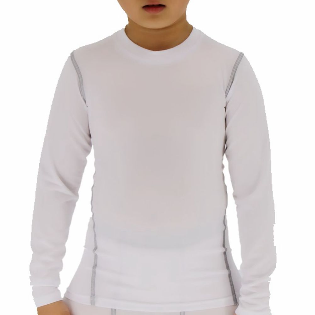 LANBAOSI Boy's Compression Shirts Child's Short Sleeve Base Layer Tops