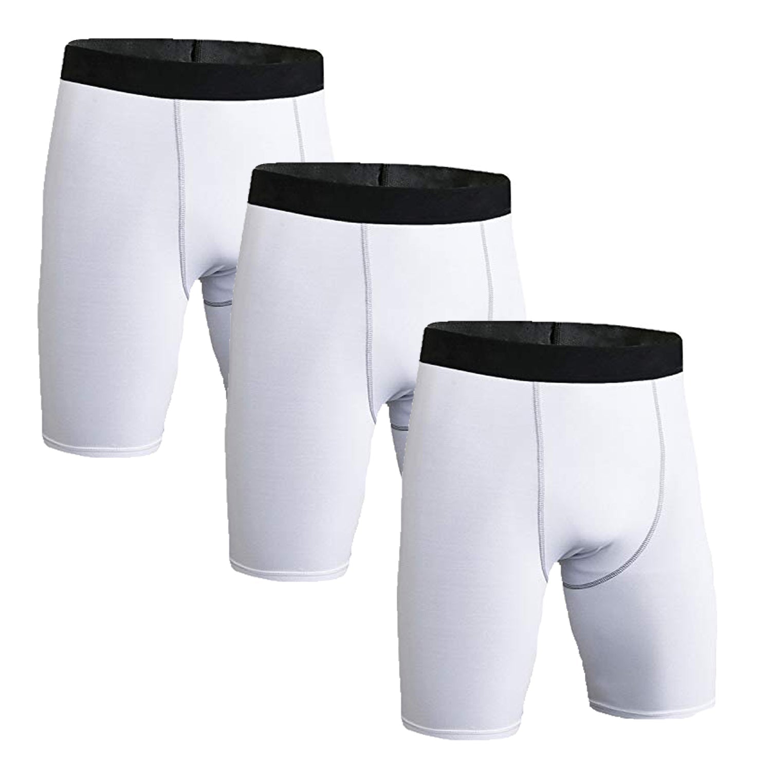 Boys Performance Active Boxer Briefs Unisex Underwear Shorts 3 Pack Size 5  – LANBAOSI