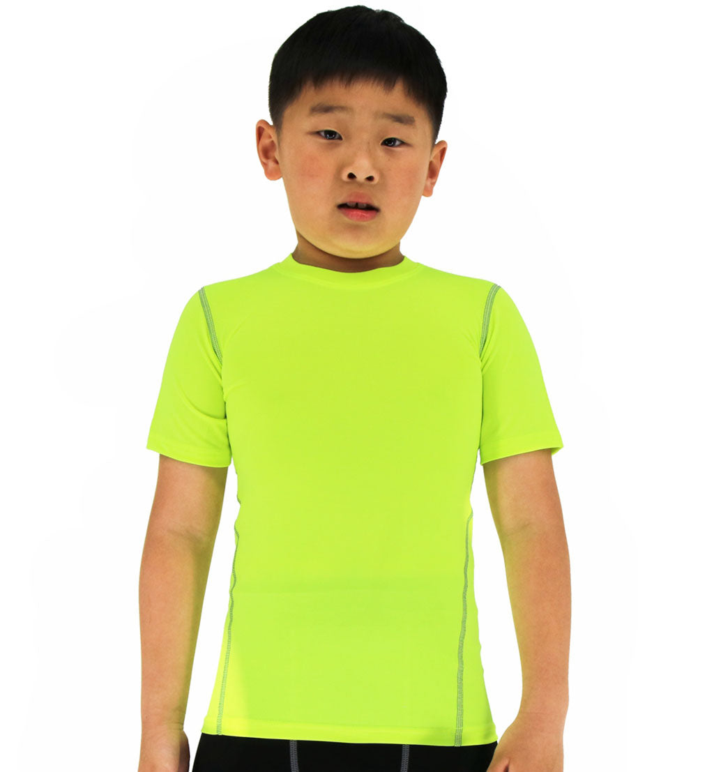 LANBAOSI Boys&Girls Long Sleeve Compression Soccer Practice Shirts