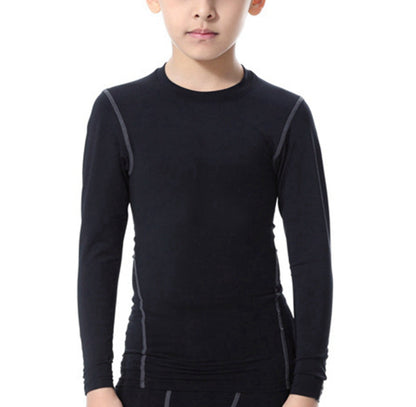 LANBAOSI Boys&Girls Long Sleeve Compression Soccer Practice T-Shirt LANBAOSI