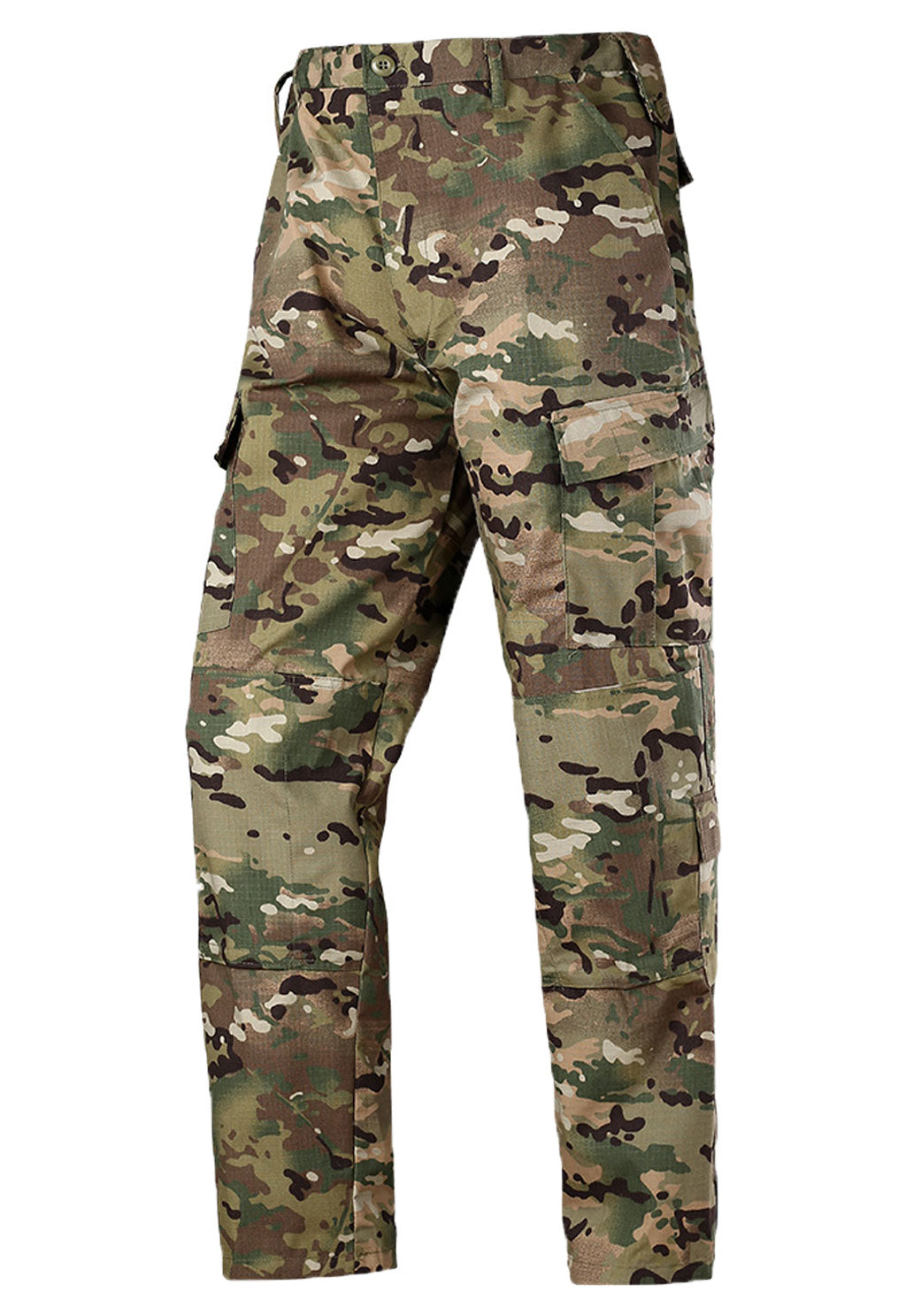 LANBAOSI Men Military Multicam Woodland Camo Airsoft BDU Pants LANBAOSI