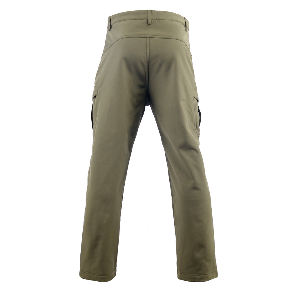 LANBAOSI Men Winter Tactical Pants Softshell Insulated Fleece Lined Hiking Pants LANBAOSI