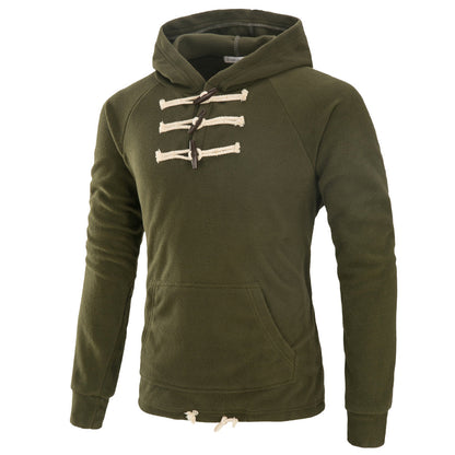 LANBAOSI Men's Athletic Jackets Outwear Sports Hoodies Pullover Casual Solid Color Sweatshirts LANBAOSI