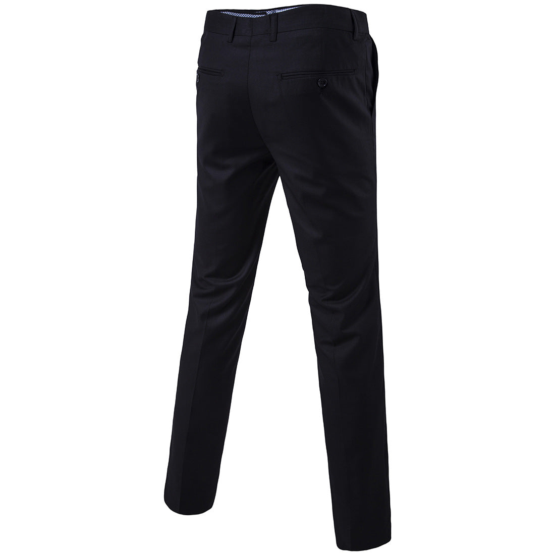 LANBAOSI Men's Classic Slim Fit Solid Business Trousers LANBAOSI