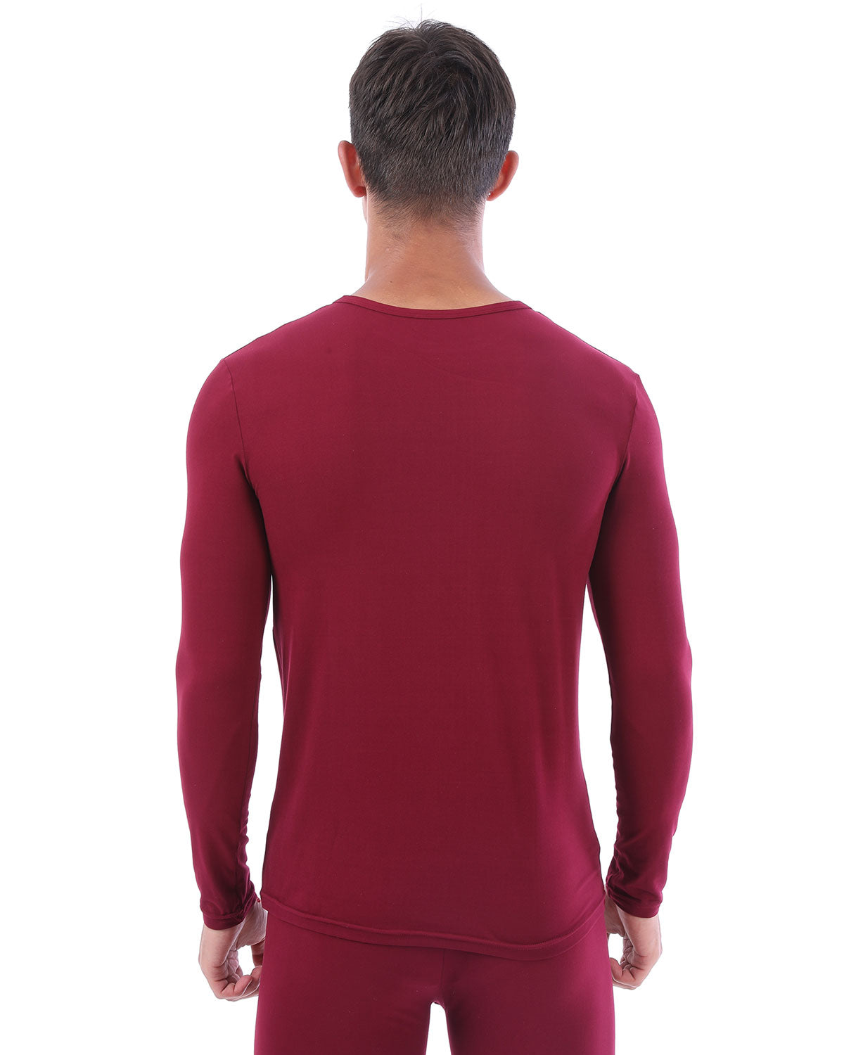 LANBAOSI Men's Fleece Thermal Underwear Compression Base Layer Shirt LANBAOSI