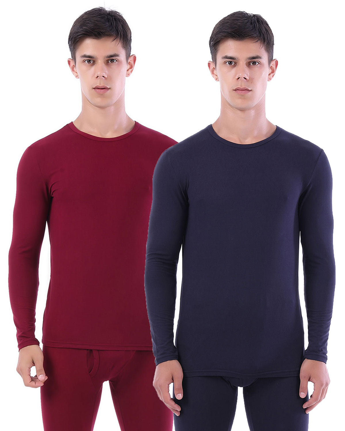 LANBAOSI Men's Fleece Thermal Underwear Compression Base Layer Shirt LANBAOSI