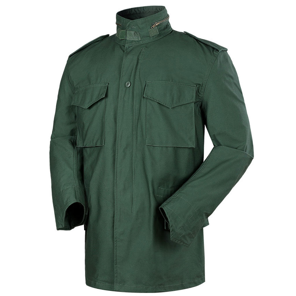 LANBAOSI Men's Hunting Field Jacket Lightweight Stand Collar Military Coats LANBAOSI
