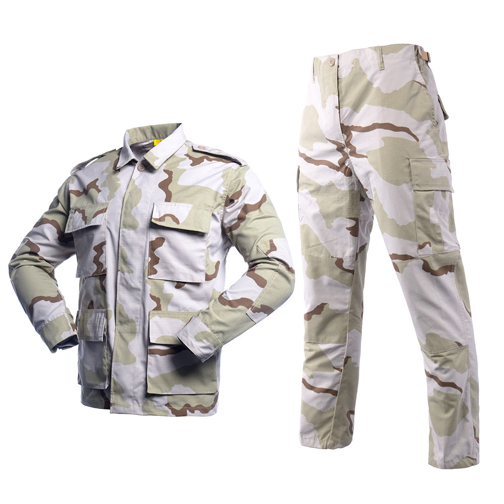 LANBAOSI Men's Tactical BDU Uniform Combat Military Jacket Coat and Pants Set LANBAOSI