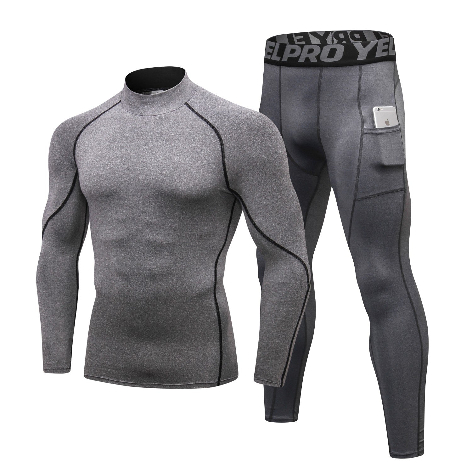 Lavecchia Grey Mens Plus Size Tracksuit Jogging Suit Casual LV-611