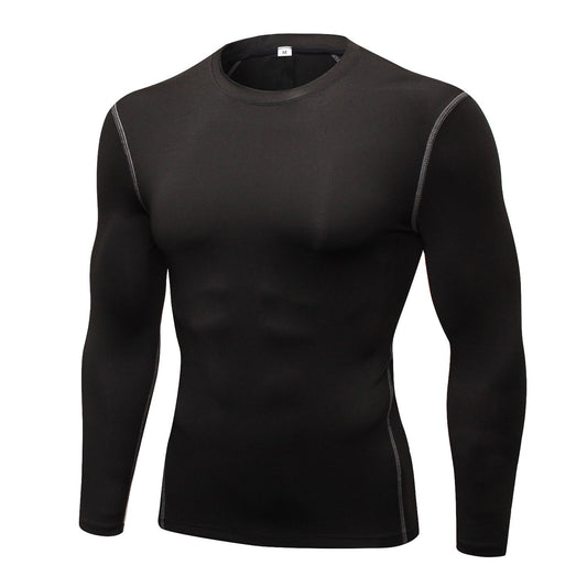 LANBAOSI Mens Athletic Shirts Dry Fit Long Sleeve Compression T-Shirt Male Workout Running Shirts LANBAOSI