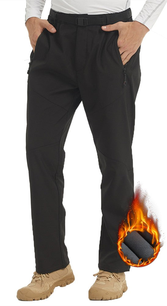 LANBAOSI Softshell Fleece Lined Snow Ski Winter Outdoor Hiking Pants