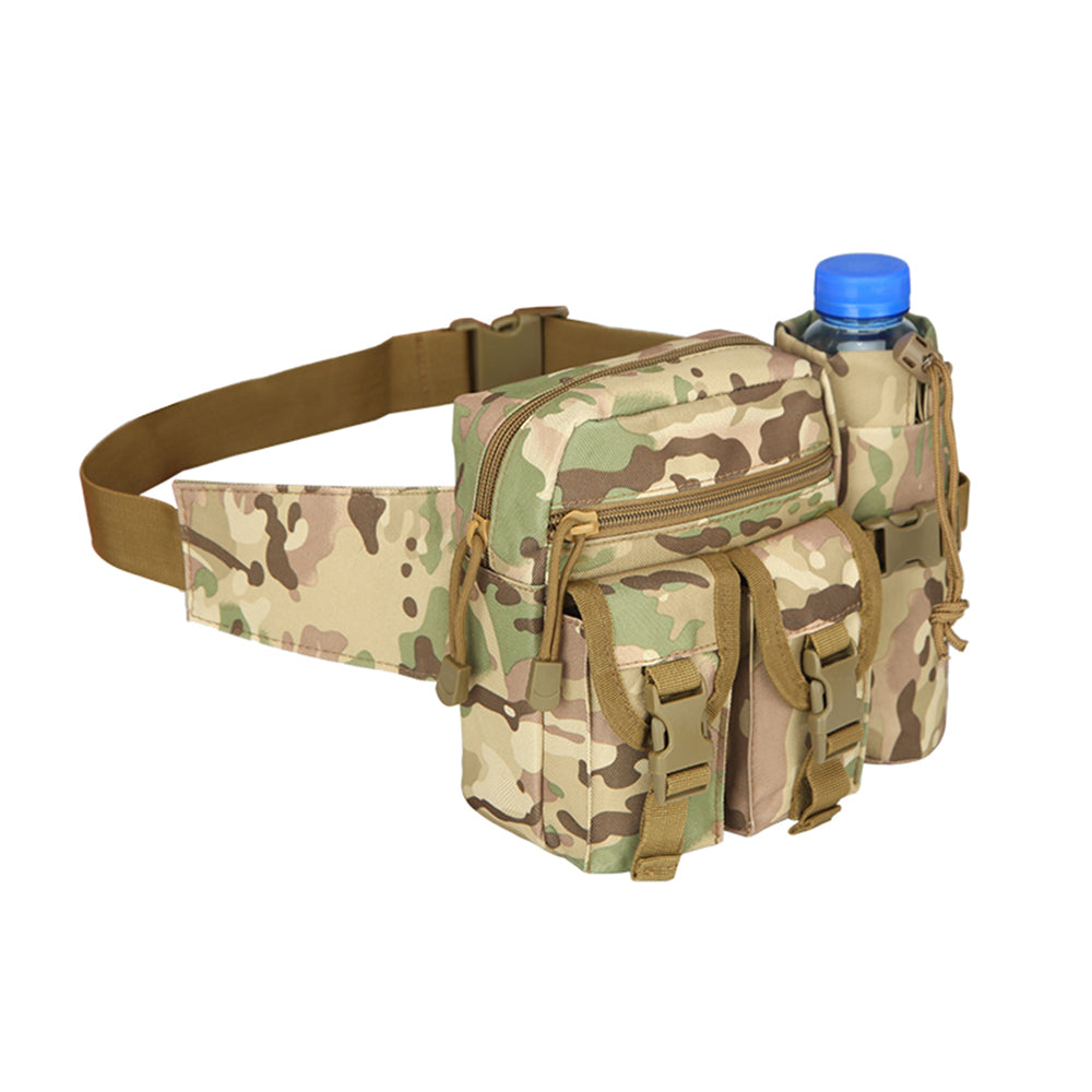 LANBAOSI Tactical Waist Bag Military Fanny Pack with Detachable Water Bottle Holder LANBAOSI