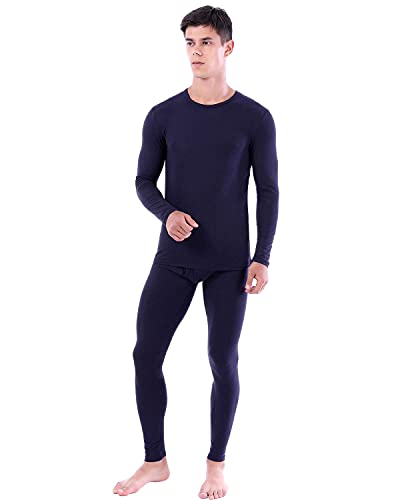 Men Thermal Underwear Set Winter Top & Bottom Ultra Soft Male Long John Set  Size 2X-Large – LANBAOSI