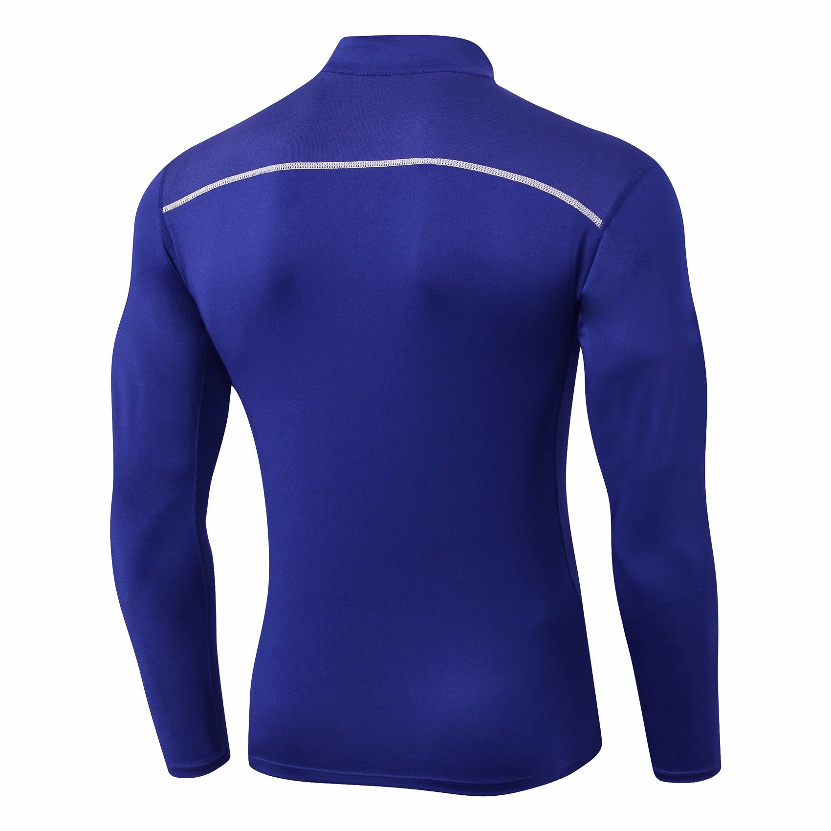 Men Workout Compression Shirts 1/4 Zip Pullover Long Sleeve