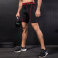 Men's Running Compression Shorts Baselayer Sports Capri Tights Pants LANBAOSI