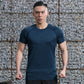 Men's UV Protection Athletic Shirts Short Sleeve Quick Dry T-Shirt LANBAOSI