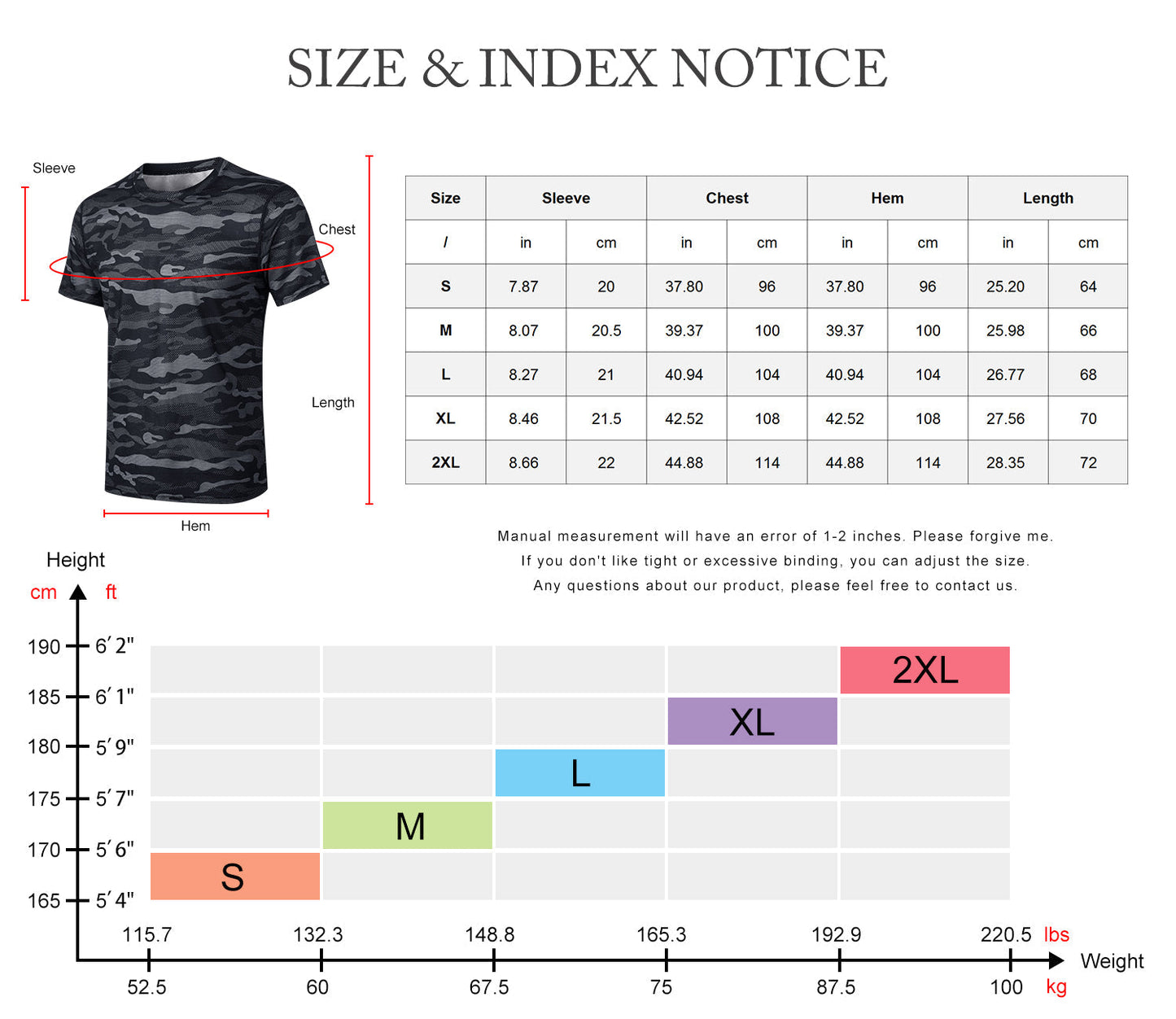 Mens Camouflage Short Sleeve Shirts Stretch Performance Comfort T-Shirt Running Base Layer LANBAOSI