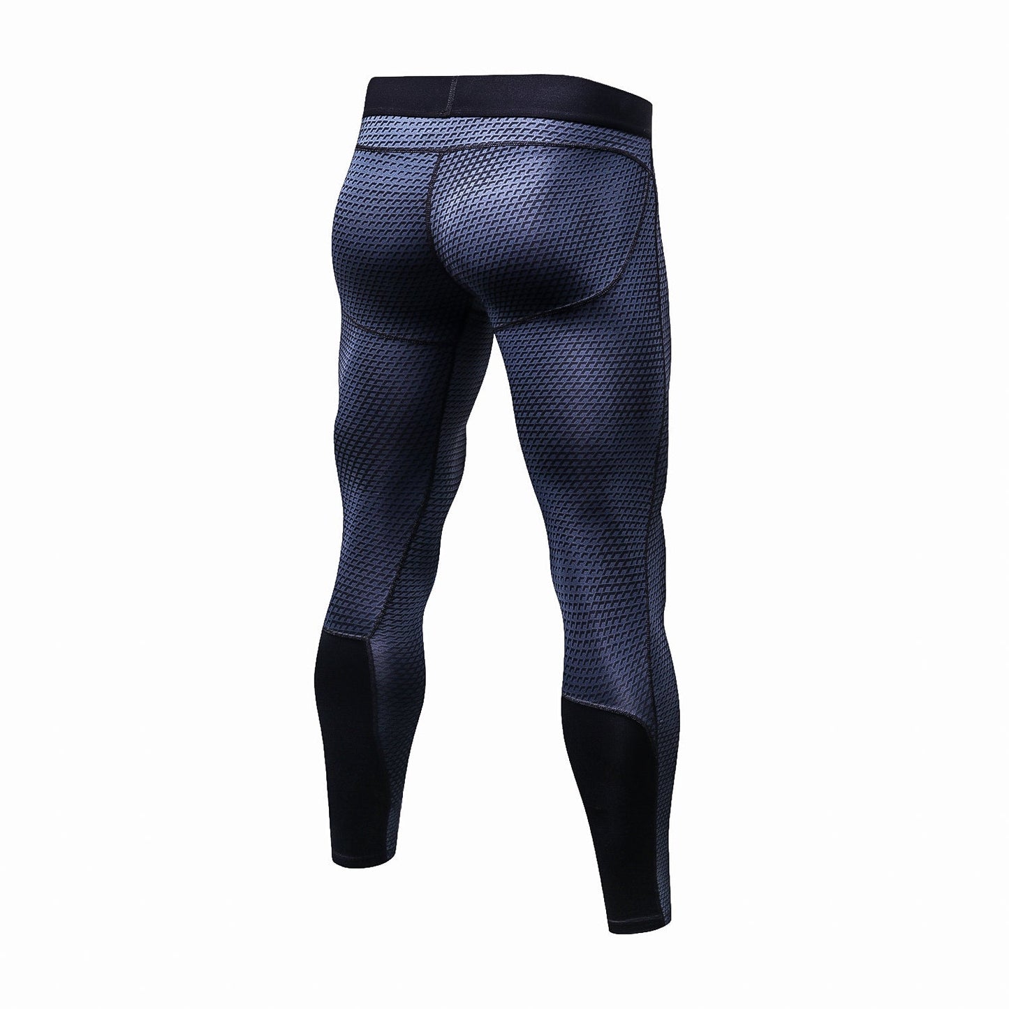 Mens Compression Pants 3D Snake Skin Printed Running Tights Quick Dry Performance Workout Leggings Yoga Gym Base Layer LANBAOSI