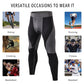 Mens Compression Pants Running Tights Quick Dry Workout Athletic Long Gym Base Layer LANBAOSI