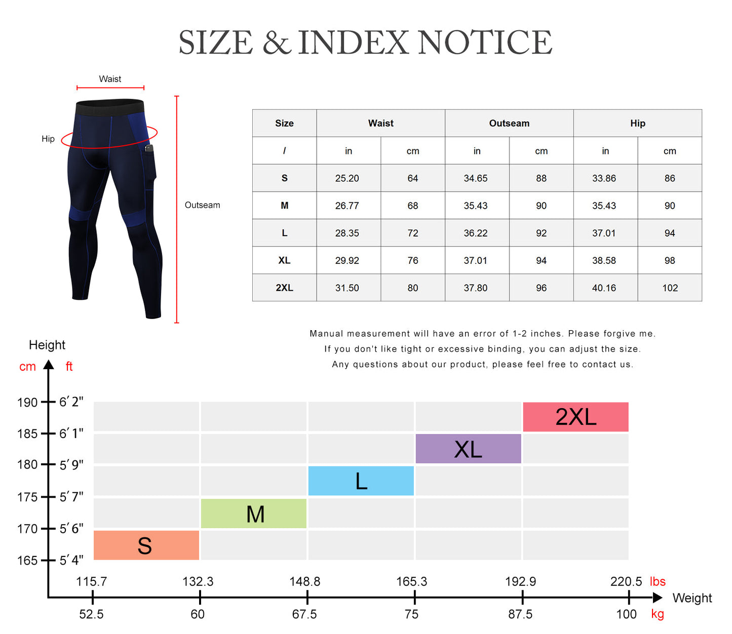 Mens Compression Pants Running Tights Workout Leggings Quick-Dry Baselayer Waist Elsatic Splice Underwear with Pocket LANBAOSI