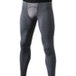 Mens Compression Running Leggings Athletic Tights with Phone Pocket LANBAOSI