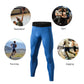 Mens Compression Running Leggings Athletic Tights with Phone Pocket LANBAOSI